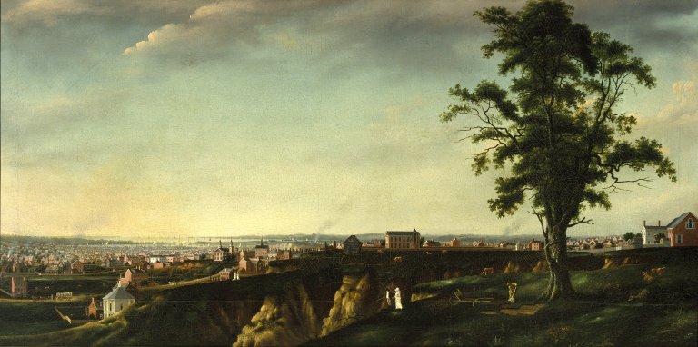 View of Baltimore from Chapel Hill